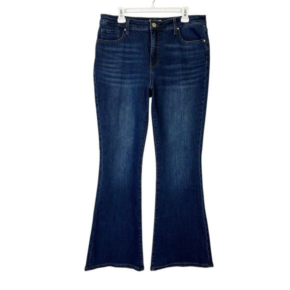 Kut From The Kloth Stella Flare Jeans Women’s Size 14 High Rise Fab Ab - Picture 1 of 10
